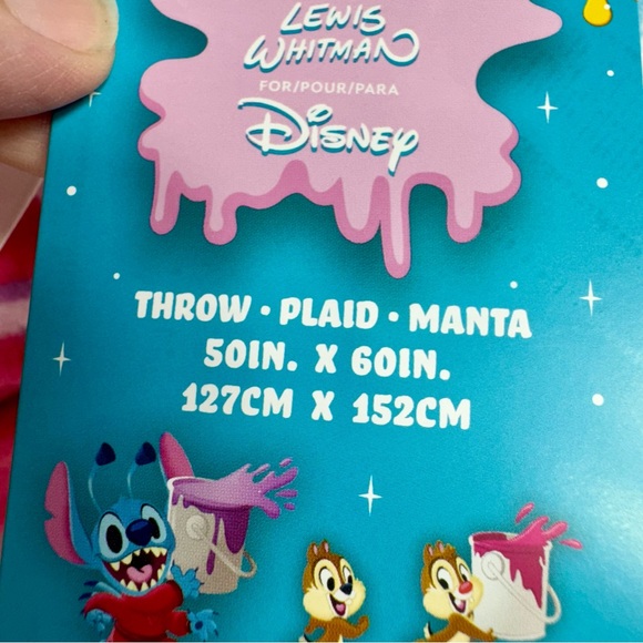 NWT. Disney Character Blanket throw Madly Mischievous by Lewis Whitman artist. - Picture 8 of 9